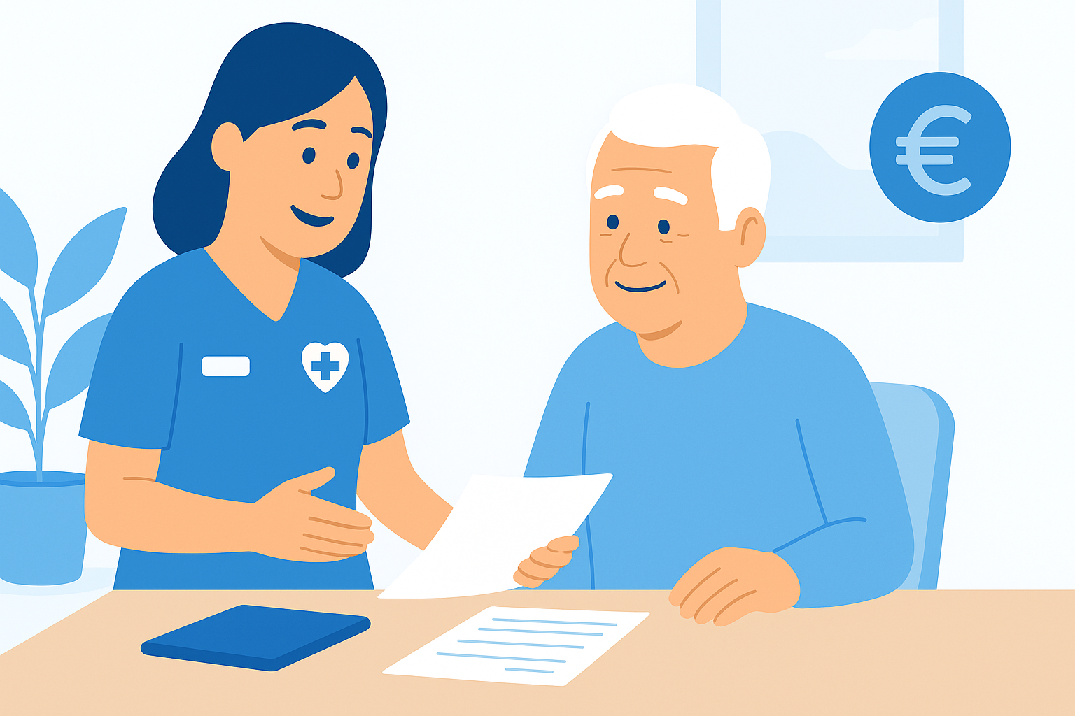 Wie wird der Pflegedienst bezahlt?